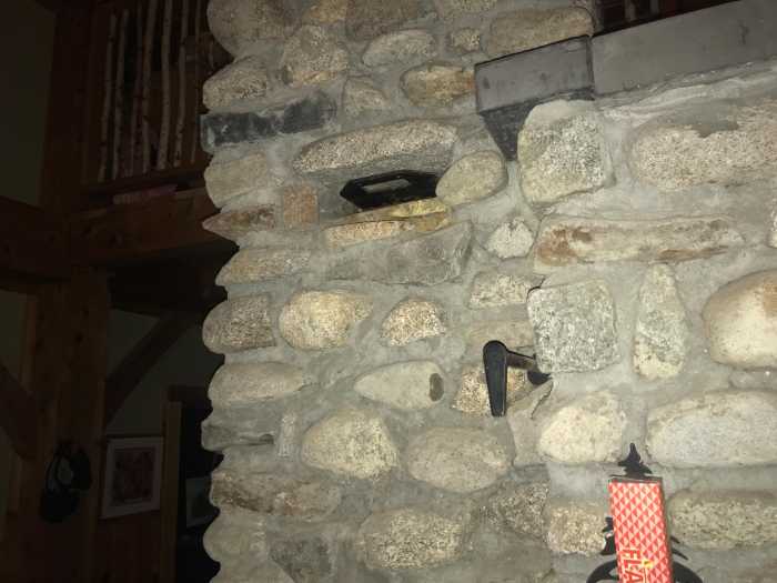 masonry heater damper and bypass valve