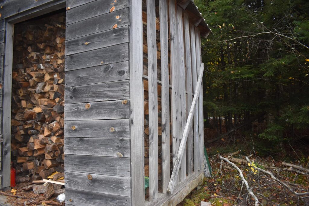 firewood shed